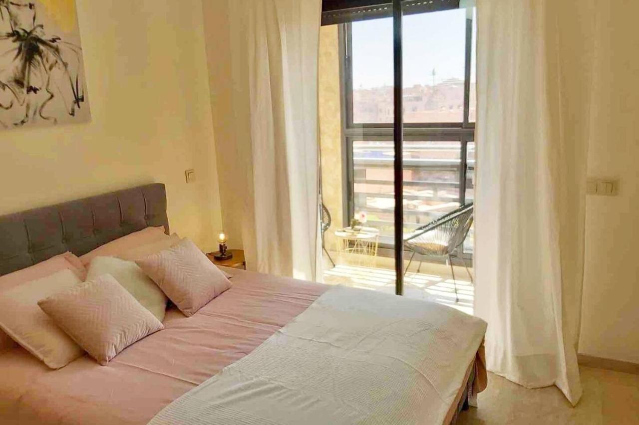 Luxueux Appartement Entre Gueliz Et L'Hivernage Avec Wifi Marrakesh Eksteriør bilde